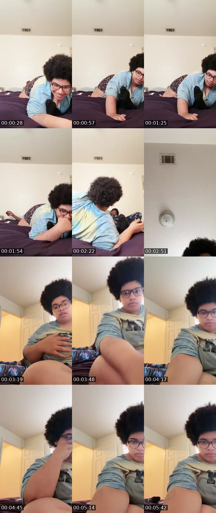 Contact-sheet preview of 🎭⃤ 𝓜𝓪𝓶𝓪 𝓓𝓮𝓮's Liveme recording