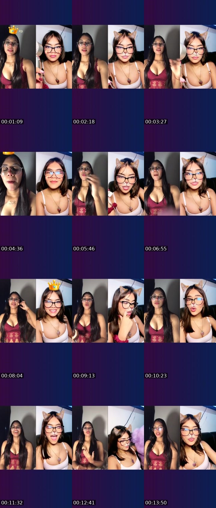 Contact-sheet preview of 𝓕𝓪𝓲𝓻𝔂🧚🏽‍♀️'s Liveme recording