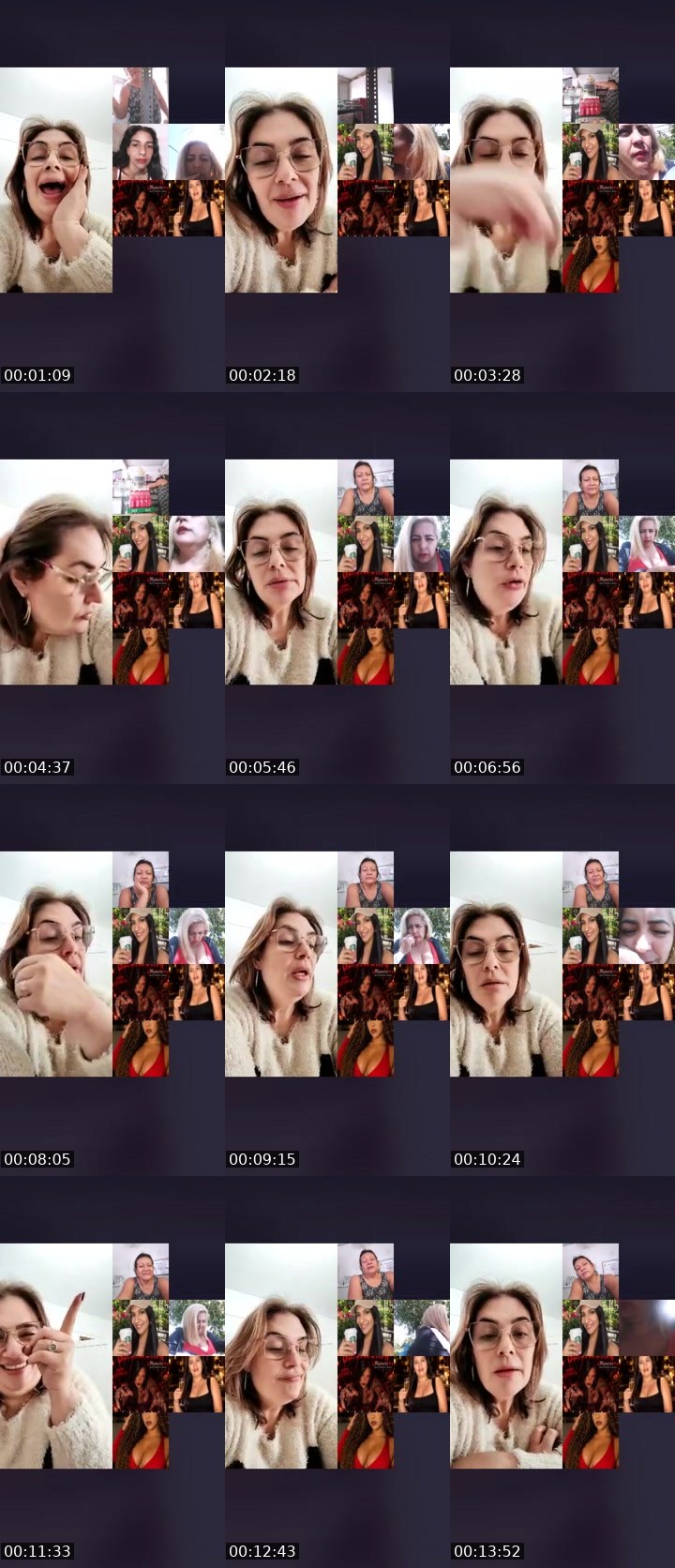 Contact-sheet preview of ➤Lihadima🌈🦁's Liveme recording