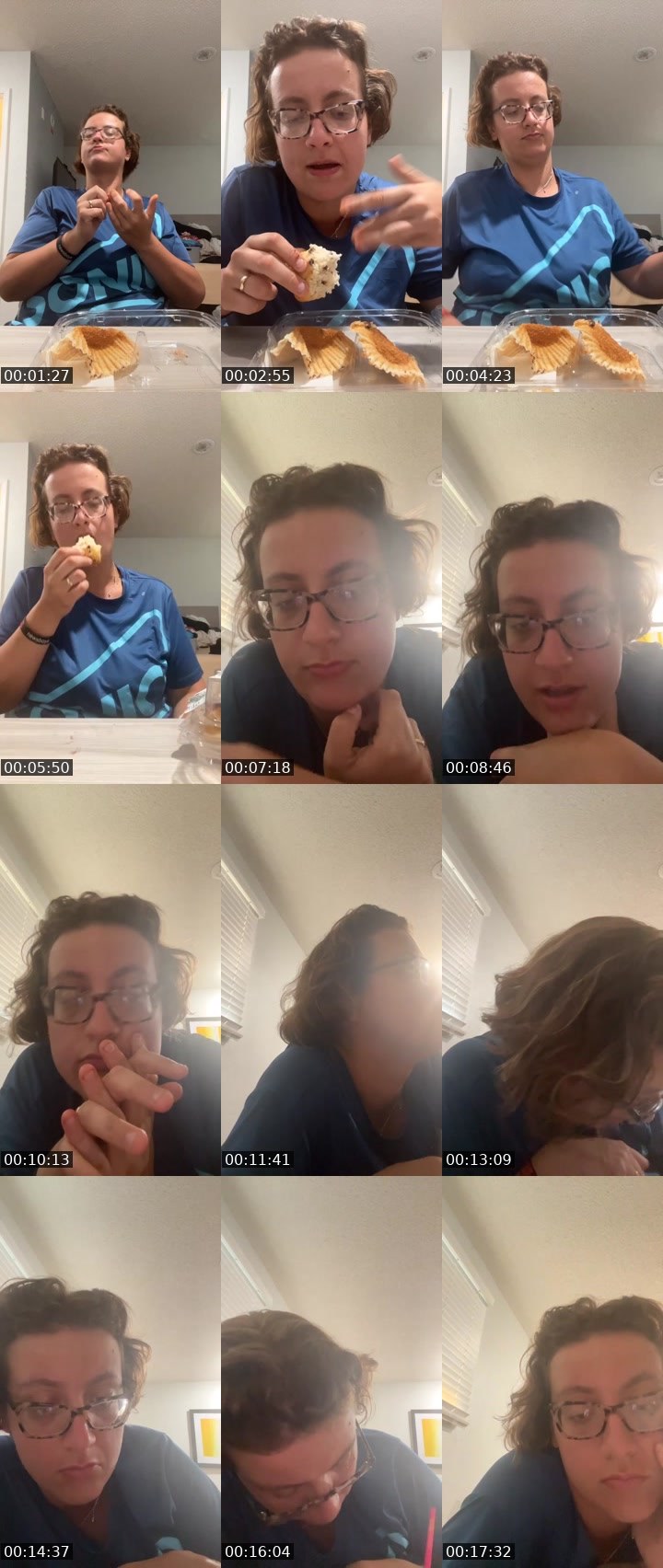 Contact-sheet preview of Sunshineflo's Liveme recording
