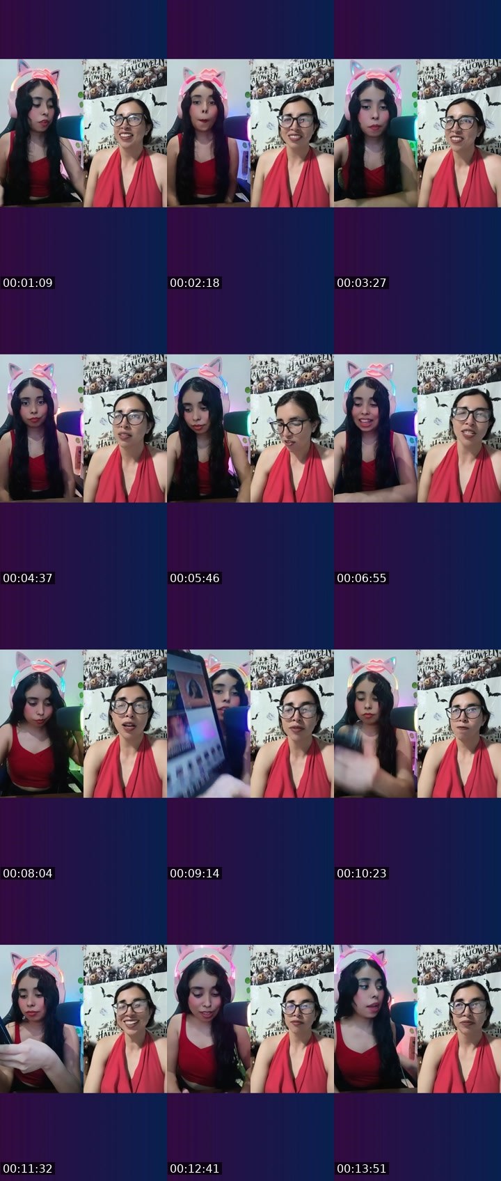 Contact-sheet preview of Aꪶⅈꫀ♔☘'s Liveme recording