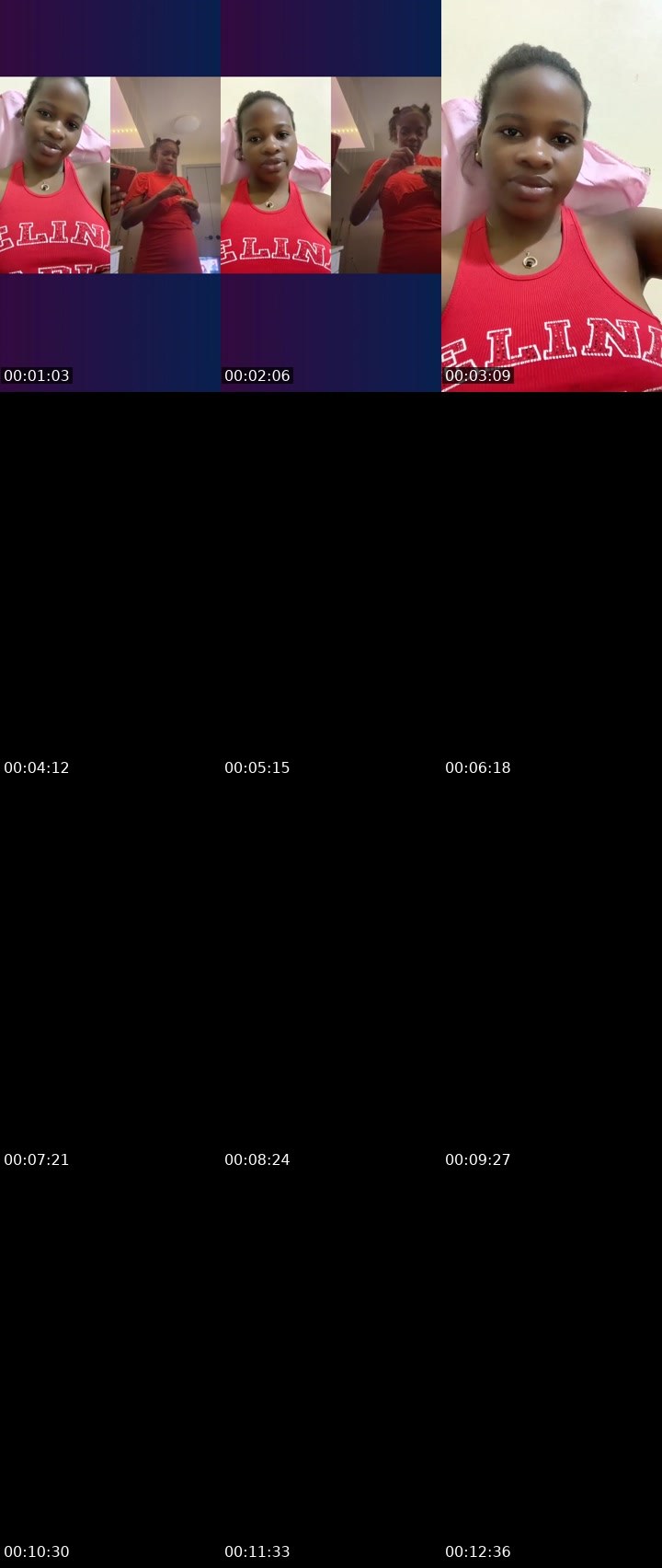 Contact-sheet preview of PRINCESSBEE 👑's Liveme recording