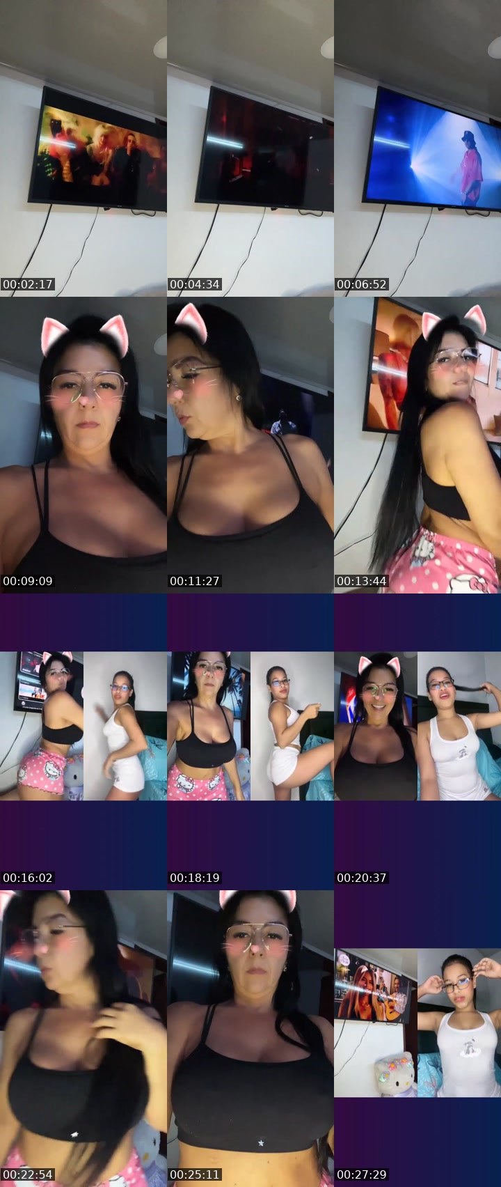 Contact-sheet preview of 👑Natasha 💸🍫💯🇨🇴's Liveme recording