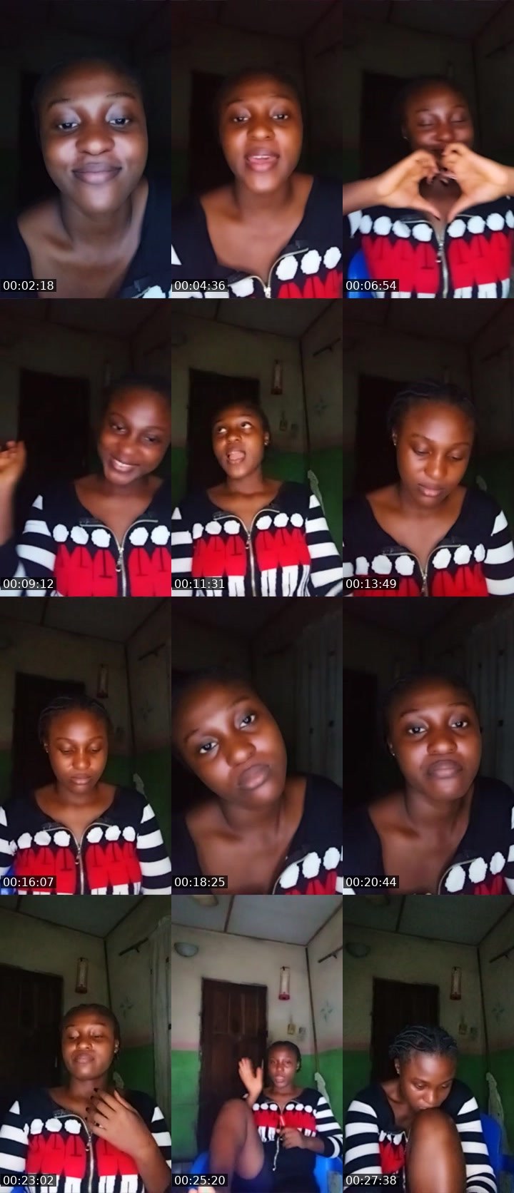 Contact-sheet preview of 💕Joyce💕 🦍's Liveme recording