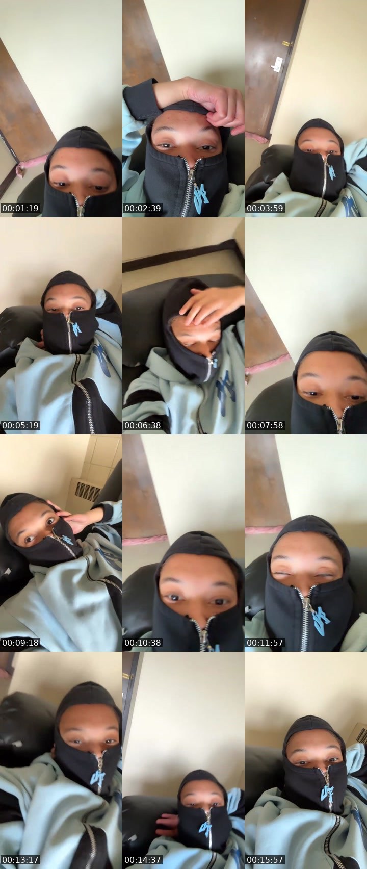 Contact-sheet preview of Honeycombbaddie's Liveme recording
