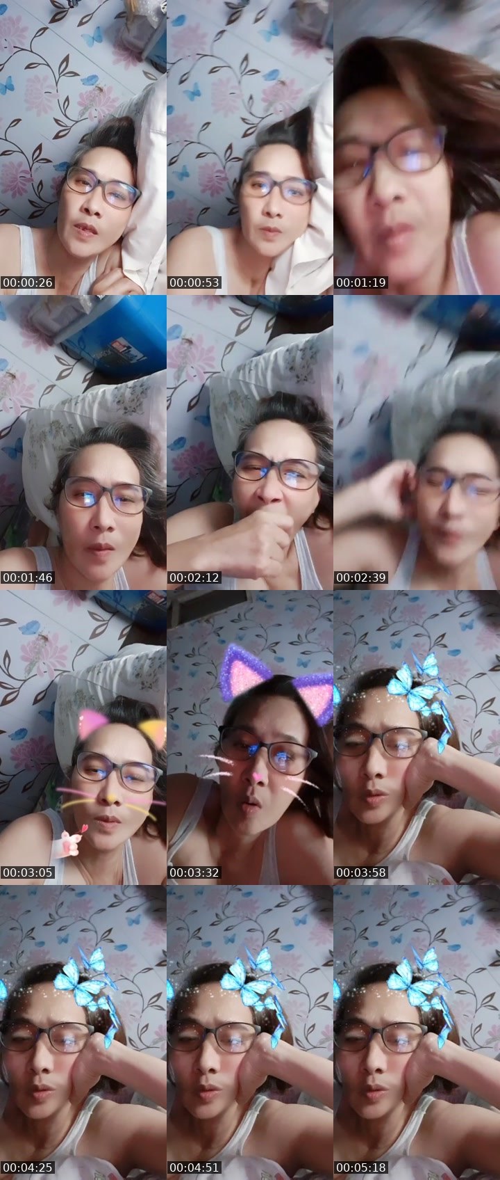 Contact-sheet preview of ᵀᴿˢ&P⭕️mommybee's Liveme recording