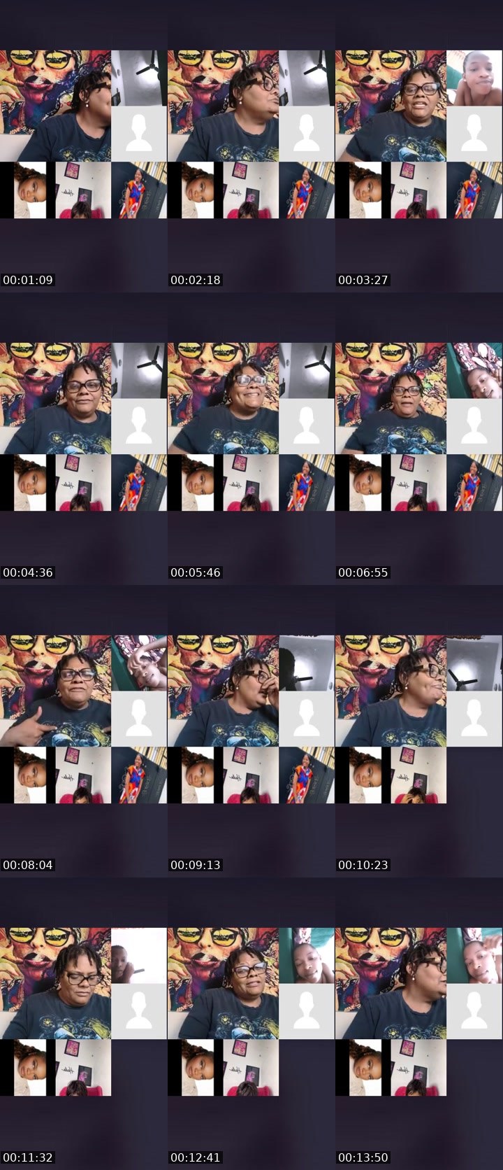 Contact-sheet preview of 🤑PRETTY➳❥🤓's Liveme recording