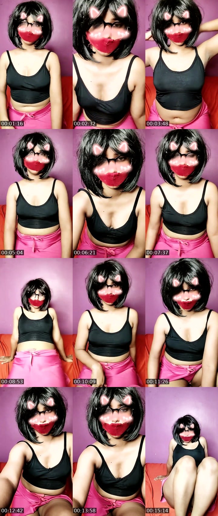 Contact-sheet preview of Naina543543's Liveme recording