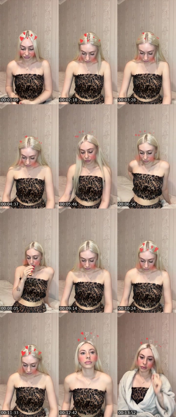 Contact-sheet preview of lubasha_12🇺🇦's Liveme recording