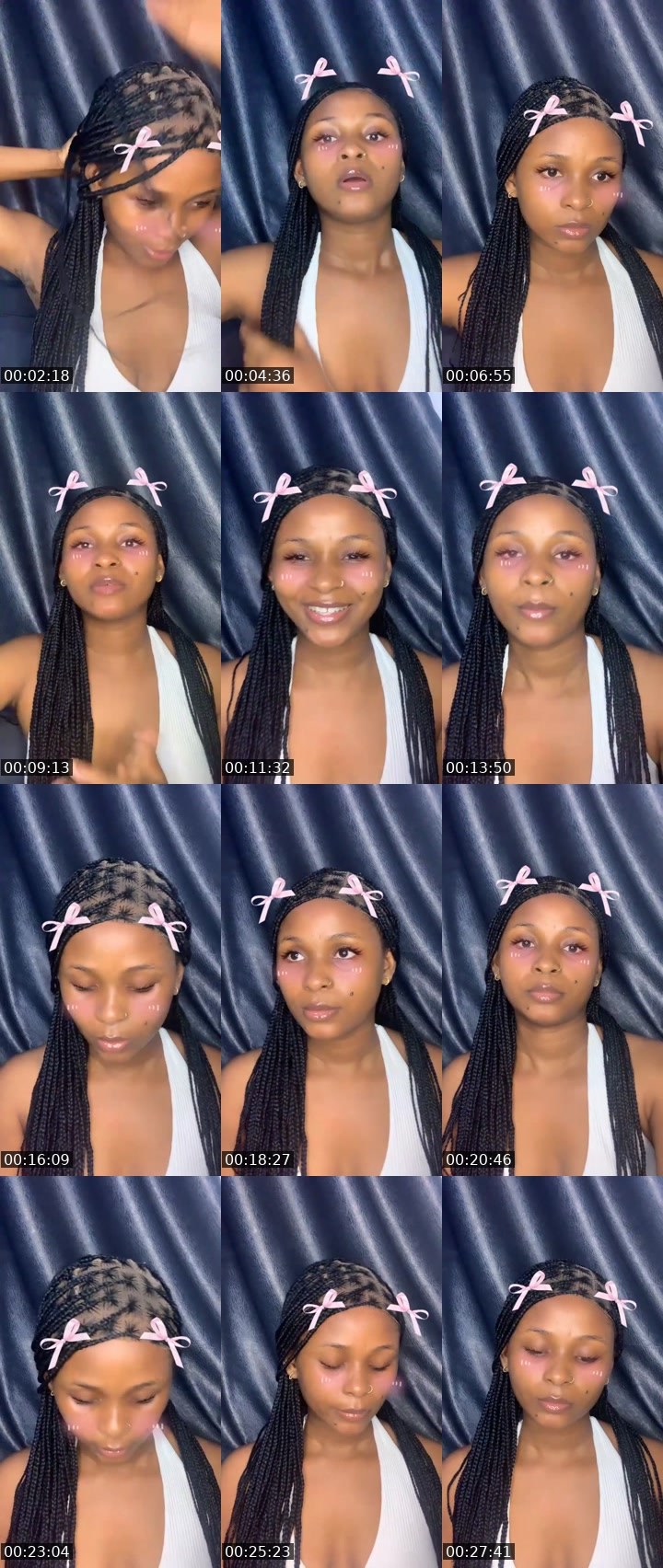 Contact-sheet preview of 💸🌹Dǎwñ🏦🤍🍭's Liveme recording