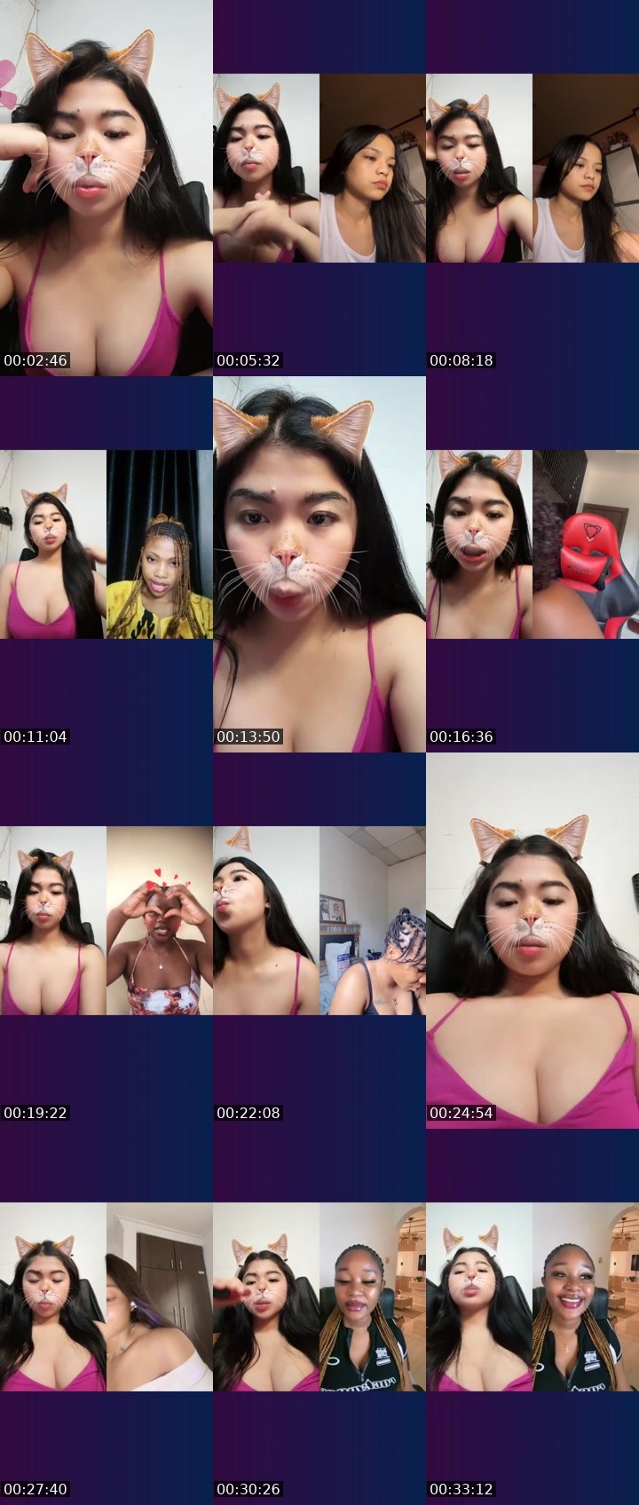 Contact-sheet preview of 𝓟aw🫧's Liveme recording