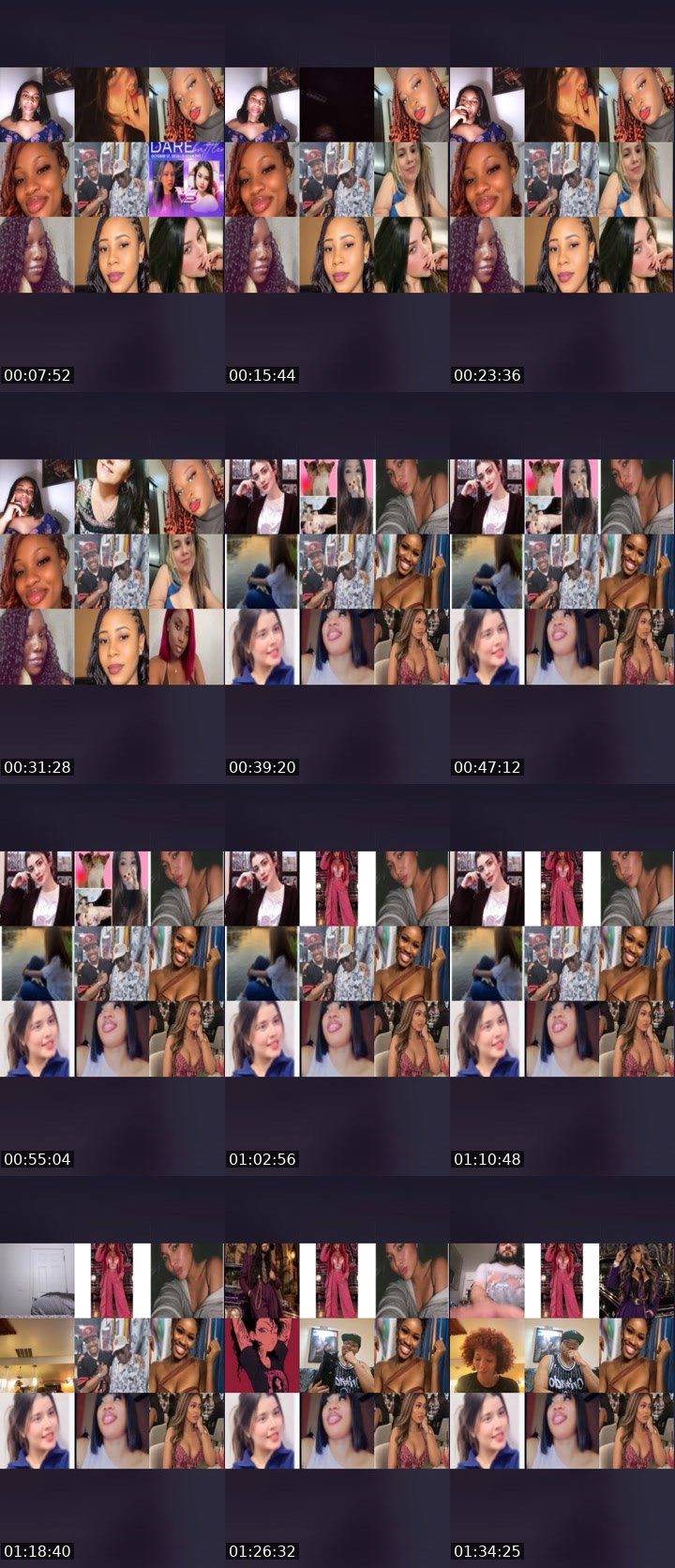 Contact-sheet preview of Eddie Kane 49's Liveme recording
