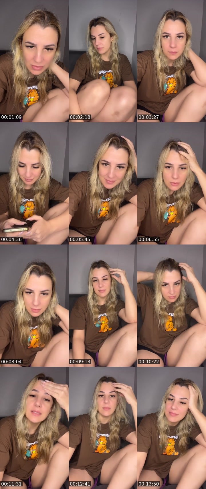 Contact-sheet preview of IZA🔥⃤'s Liveme recording