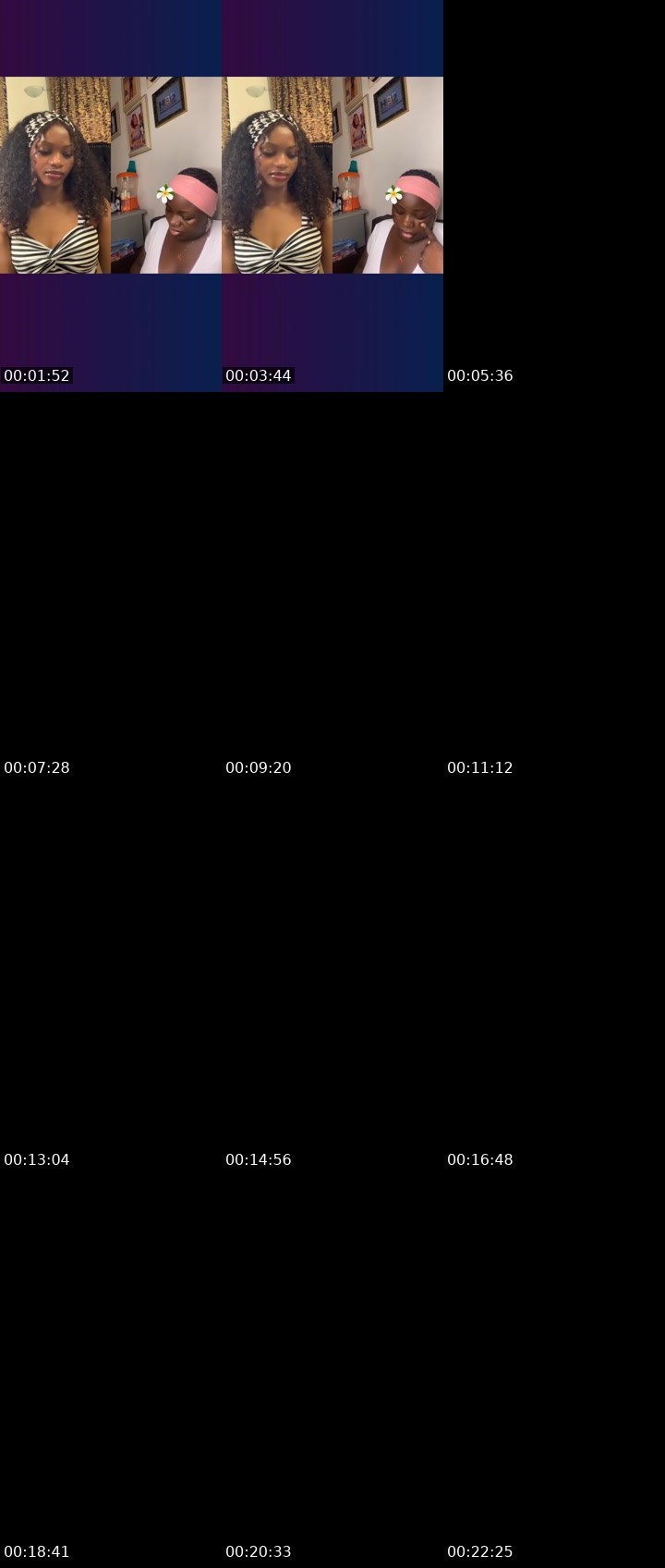 Contact-sheet preview of 🪽Bella Bee🌐's Liveme recording