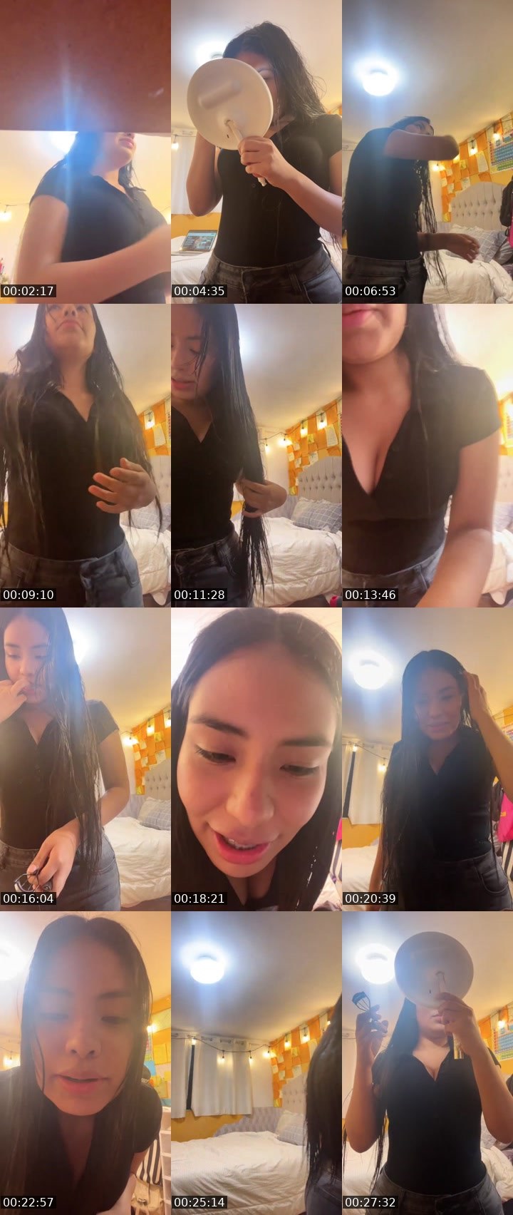Contact-sheet preview of Cami 🤍's Liveme recording