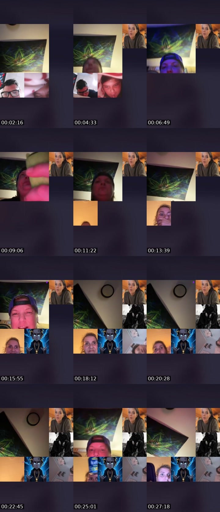 Contact-sheet preview of ɱ ʝ ❌⭕️ b̶un̶n̶y̶ 🐇's Liveme recording