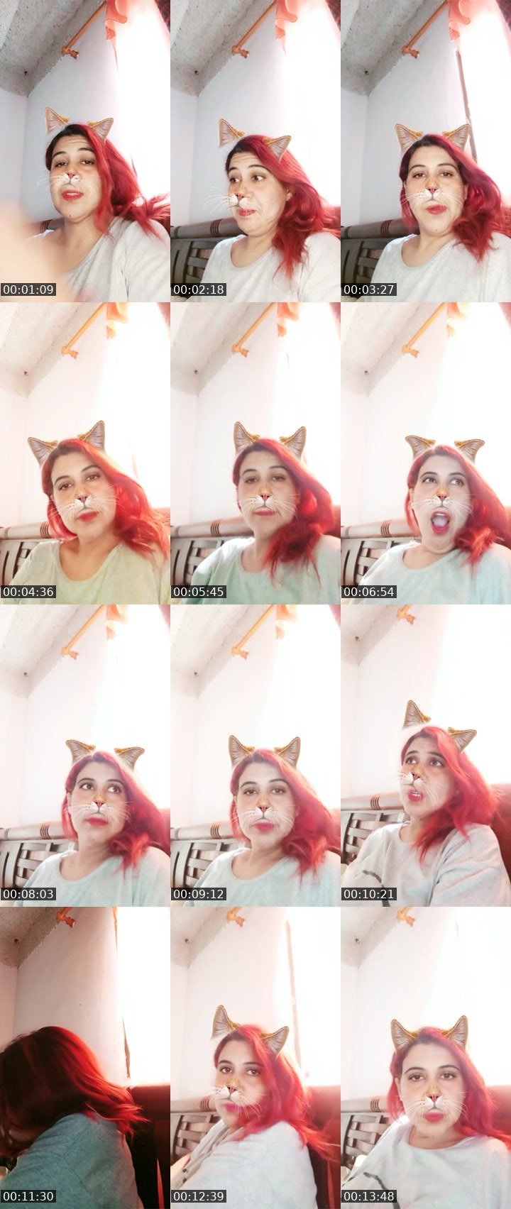 Contact-sheet preview of 𝕮𝔥𝖊𝖗ry☁'s Liveme recording