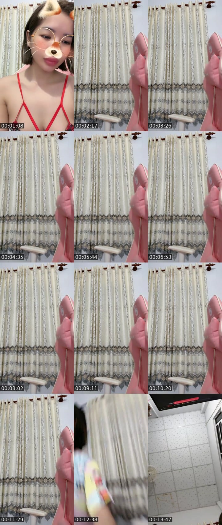Contact-sheet preview of Kelly 🦋's Liveme recording