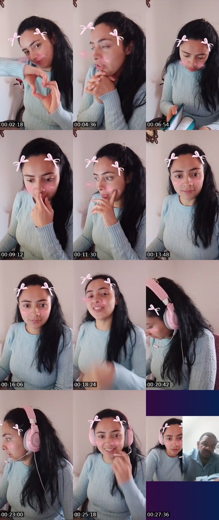 Contact-sheet preview of 🌐10K-Violeettha's Liveme recording