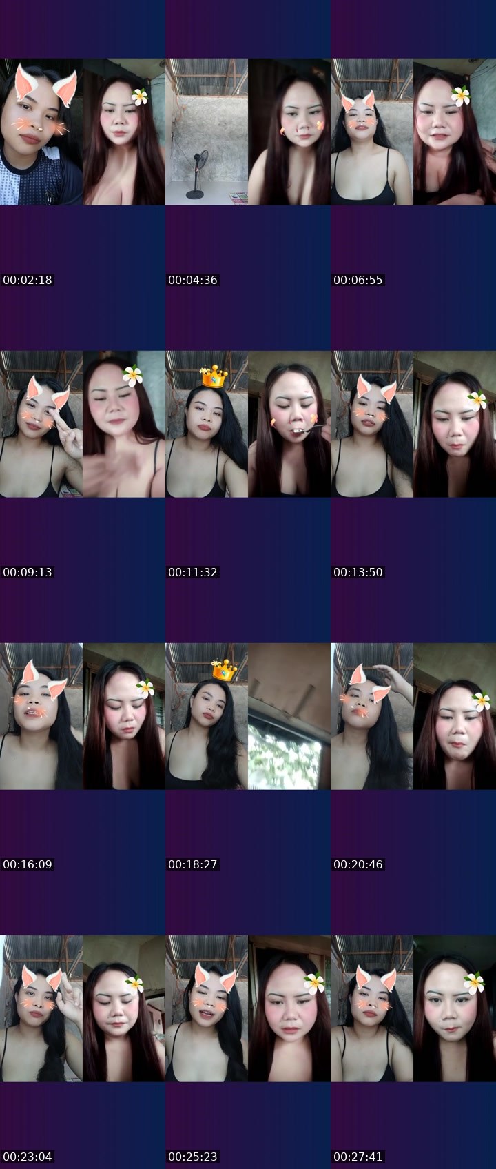 Contact-sheet preview of 💸$ᴵᴬ💎Ann🌷's Liveme recording