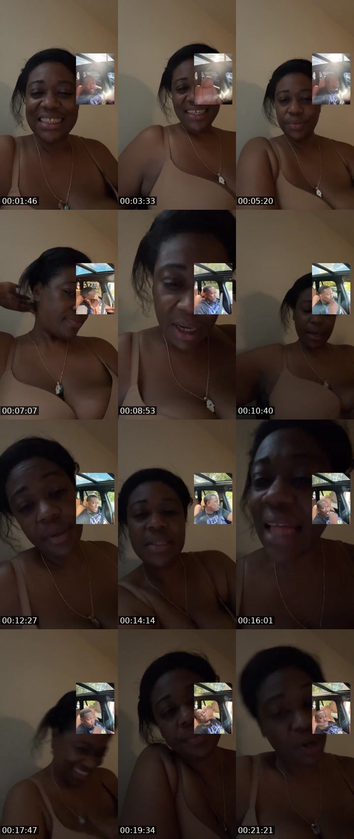 Contact-sheet preview of 💰☢️🫦🧠🧈's Liveme recording