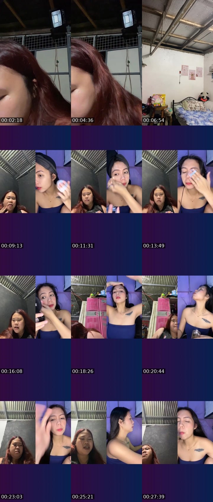 Contact-sheet preview of 👸🏻Asya.☘️'s Liveme recording