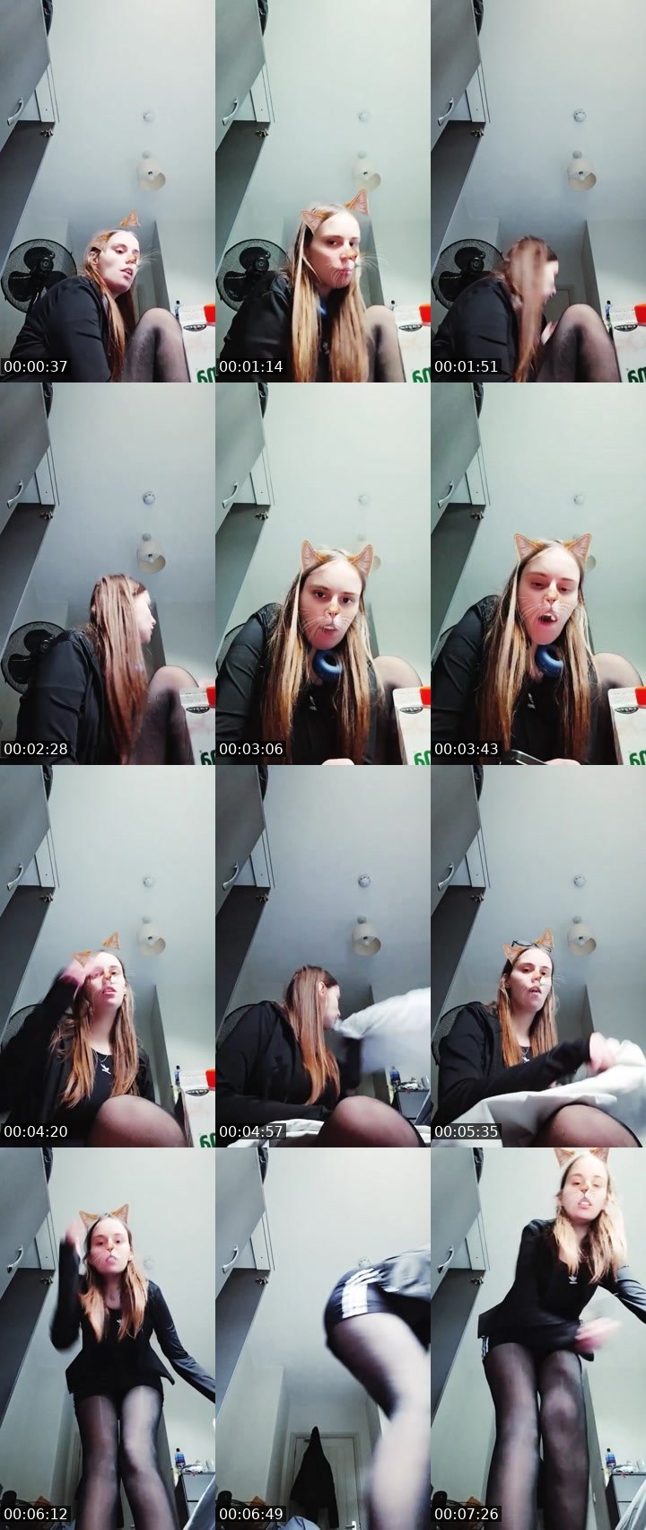 Contact-sheet preview of Emily🎧's Liveme recording