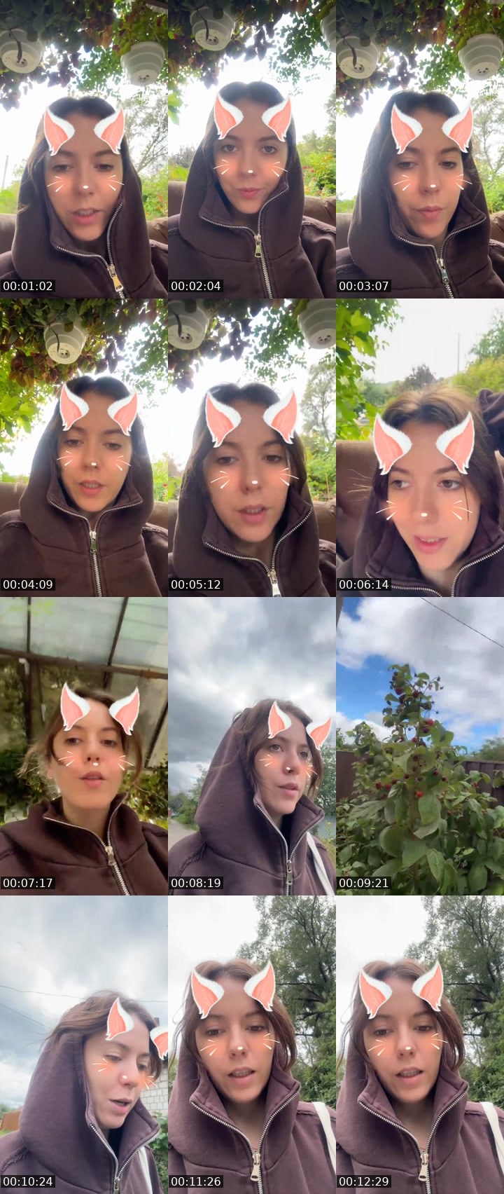Contact-sheet preview of Eva Loves 🇺🇦💋's Liveme recording