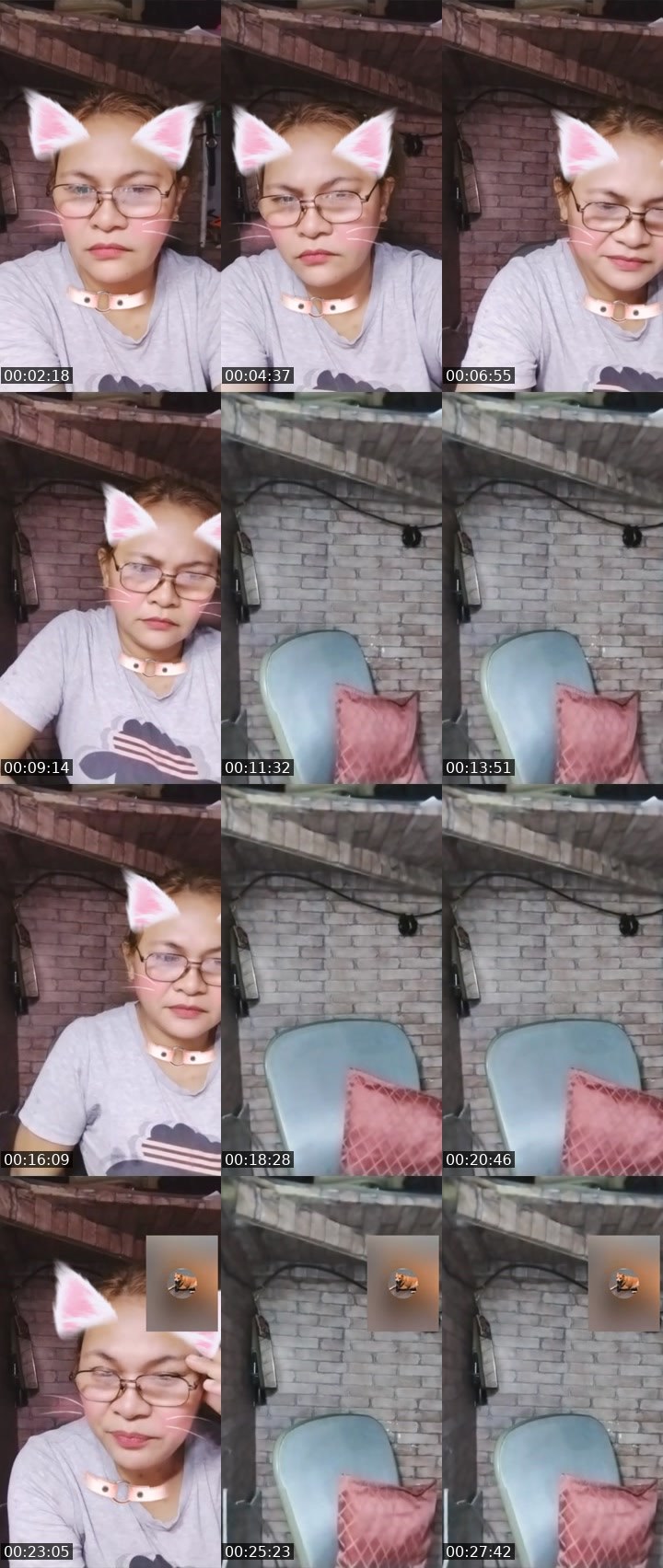 Contact-sheet preview of ℹ️ㄥ卂ⅅㄚ乃ΘȘȘ's Liveme recording
