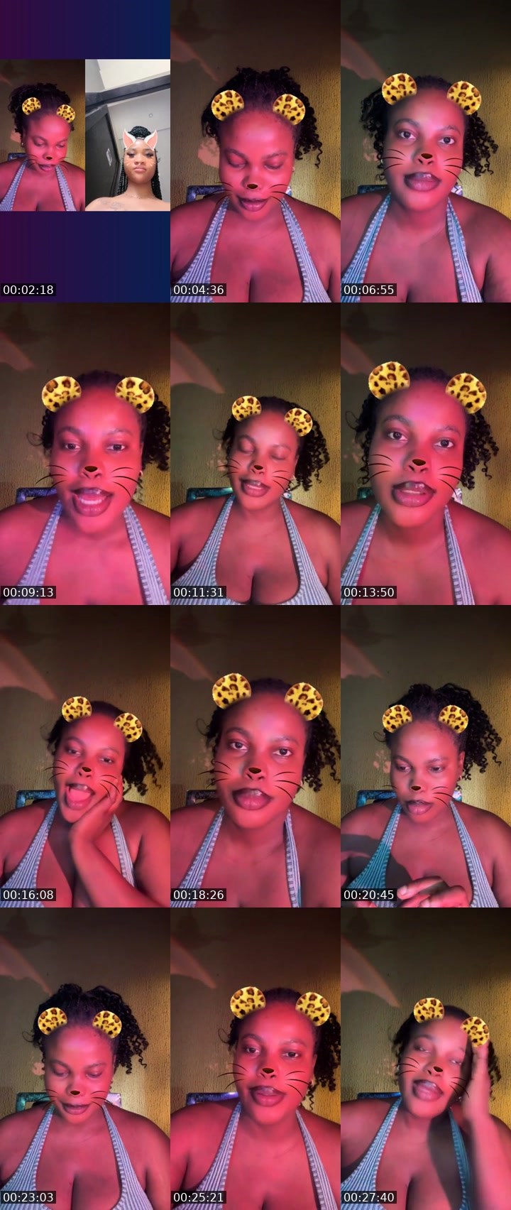 Contact-sheet preview of 💸🕊️Scorpio 🟦⛓️'s Liveme recording