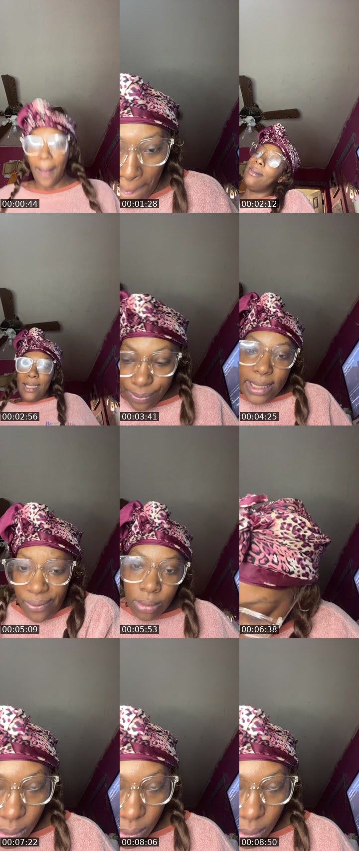 Contact-sheet preview of BrownSugar😍🤎's Liveme recording