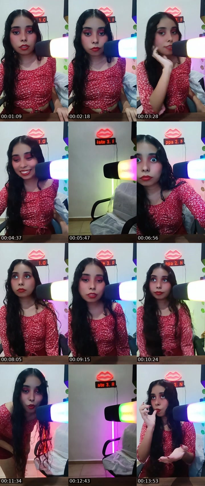 Contact-sheet preview of Aꪶⅈꫀ28k♔☘'s Liveme recording