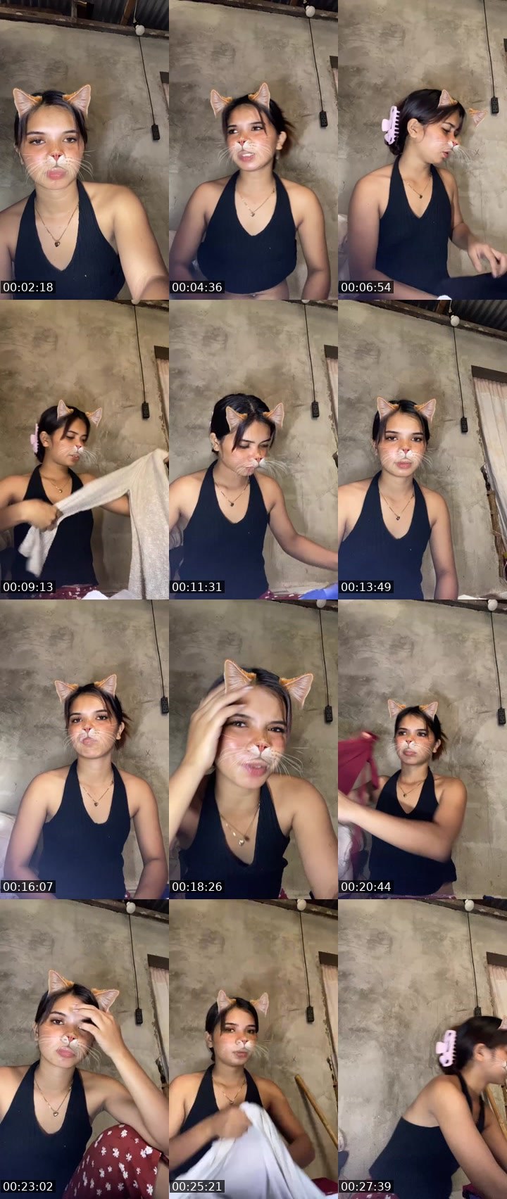 Contact-sheet preview of 9k🍃👸Yenaa🌼's Liveme recording