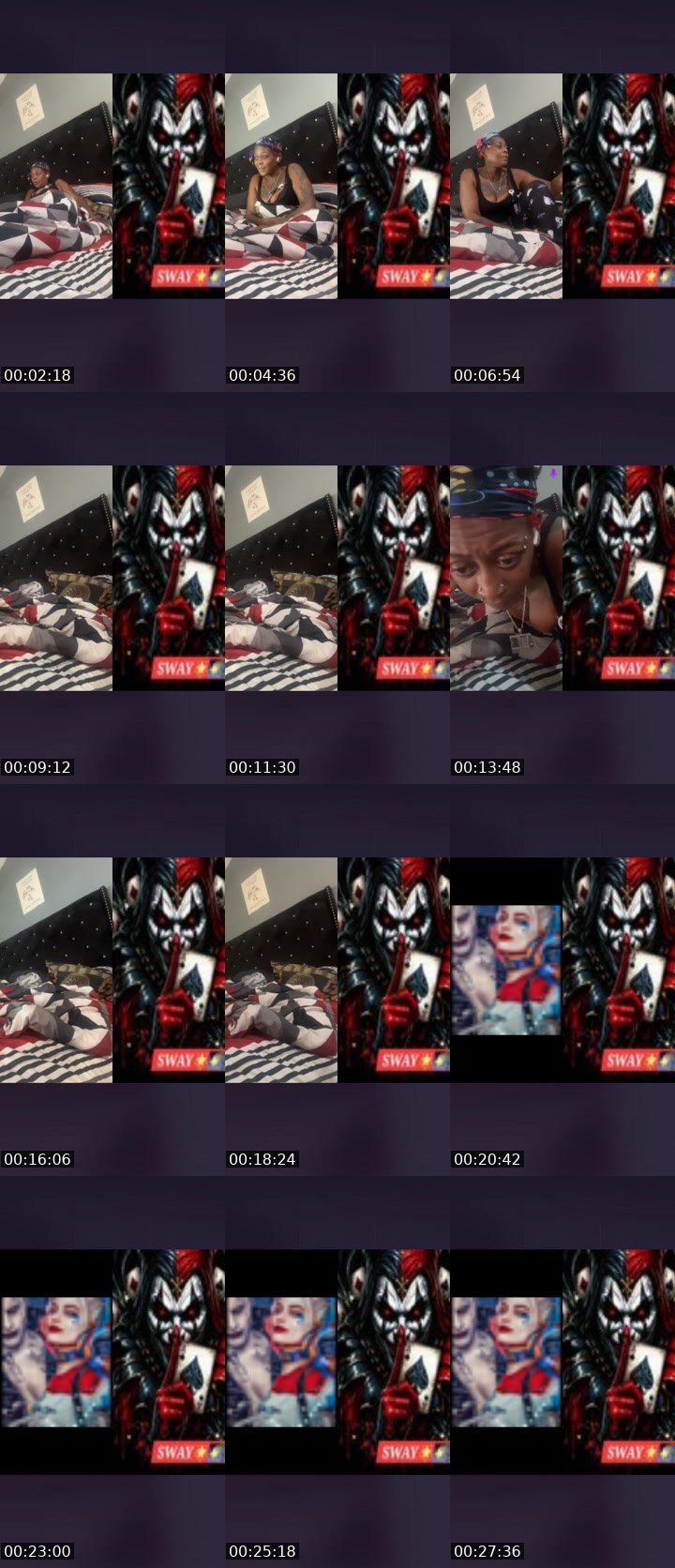 Contact-sheet preview of Snatch꧁꧂b💰ddie💨🧈's Liveme recording
