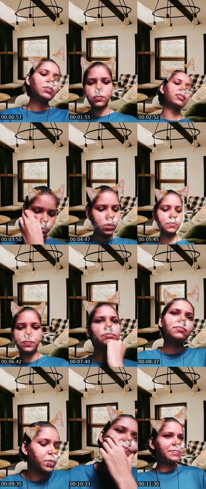 Contact-sheet preview of ⚜️Moon🌙🩵💯's Liveme recording