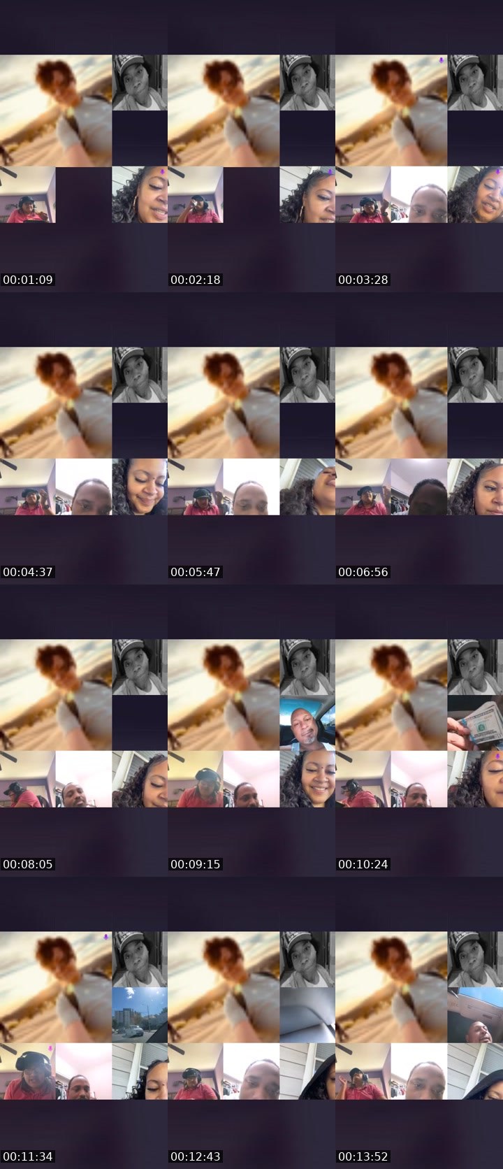 Contact-sheet preview of ŁÔ<3ŁŶ🔱ĐƗΔŇΔ's Liveme recording