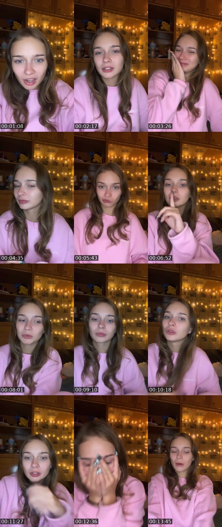 Contact-sheet preview of karo🥰's Liveme recording