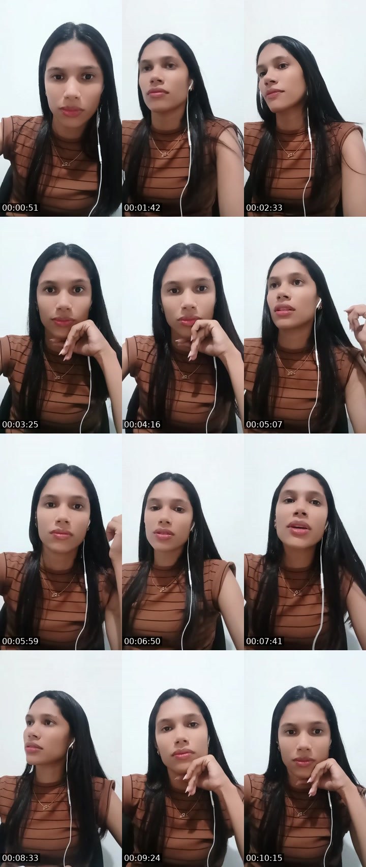 Contact-sheet preview of Star light 🚨's Liveme recording