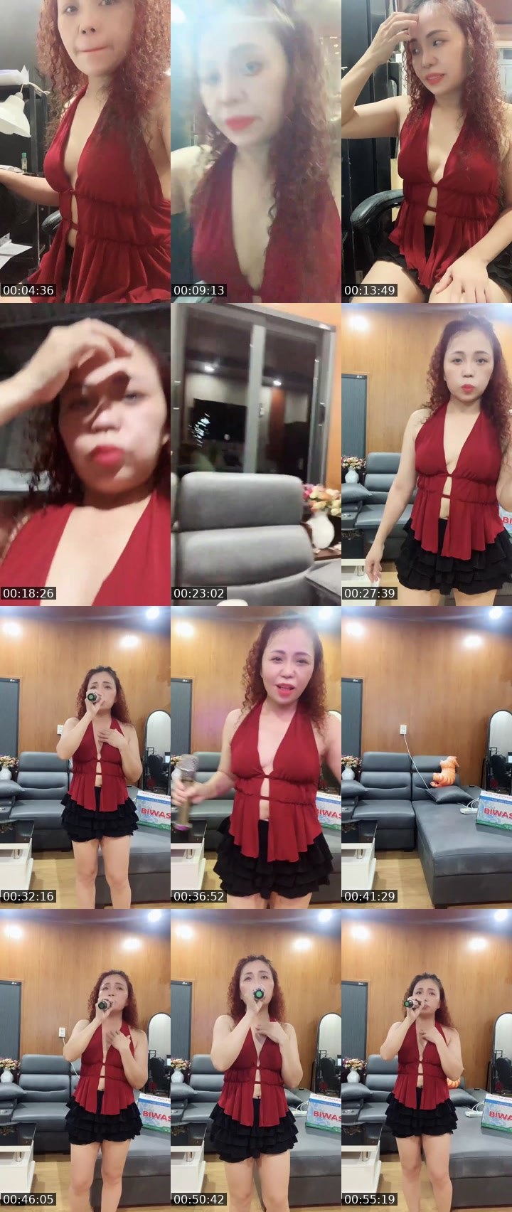 Contact-sheet preview of Kimhoney💃🏻's Liveme recording