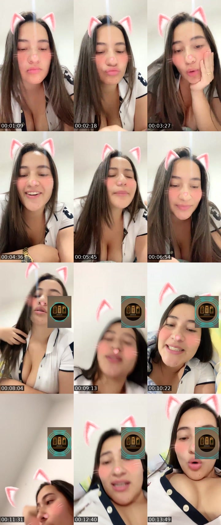 Contact-sheet preview of 50k🔥🙏🏽Cleopatra🪐's Liveme recording