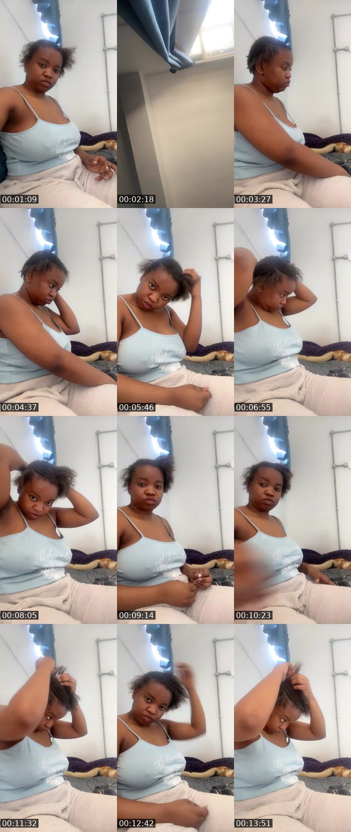 Contact-sheet preview of Mini Cee's Liveme recording