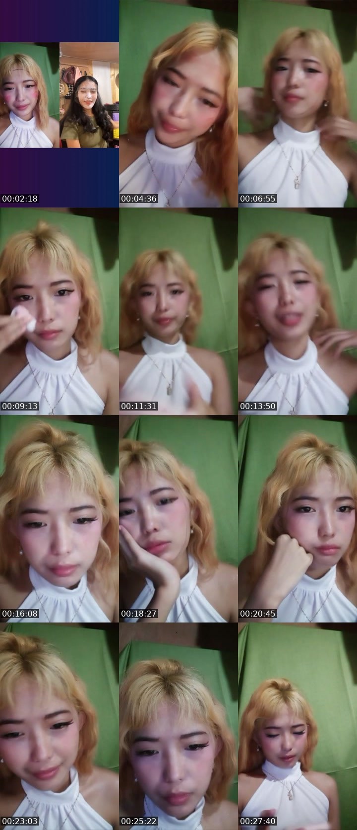 Contact-sheet preview of ㋡❄ynnie_izzy🐇's Liveme recording