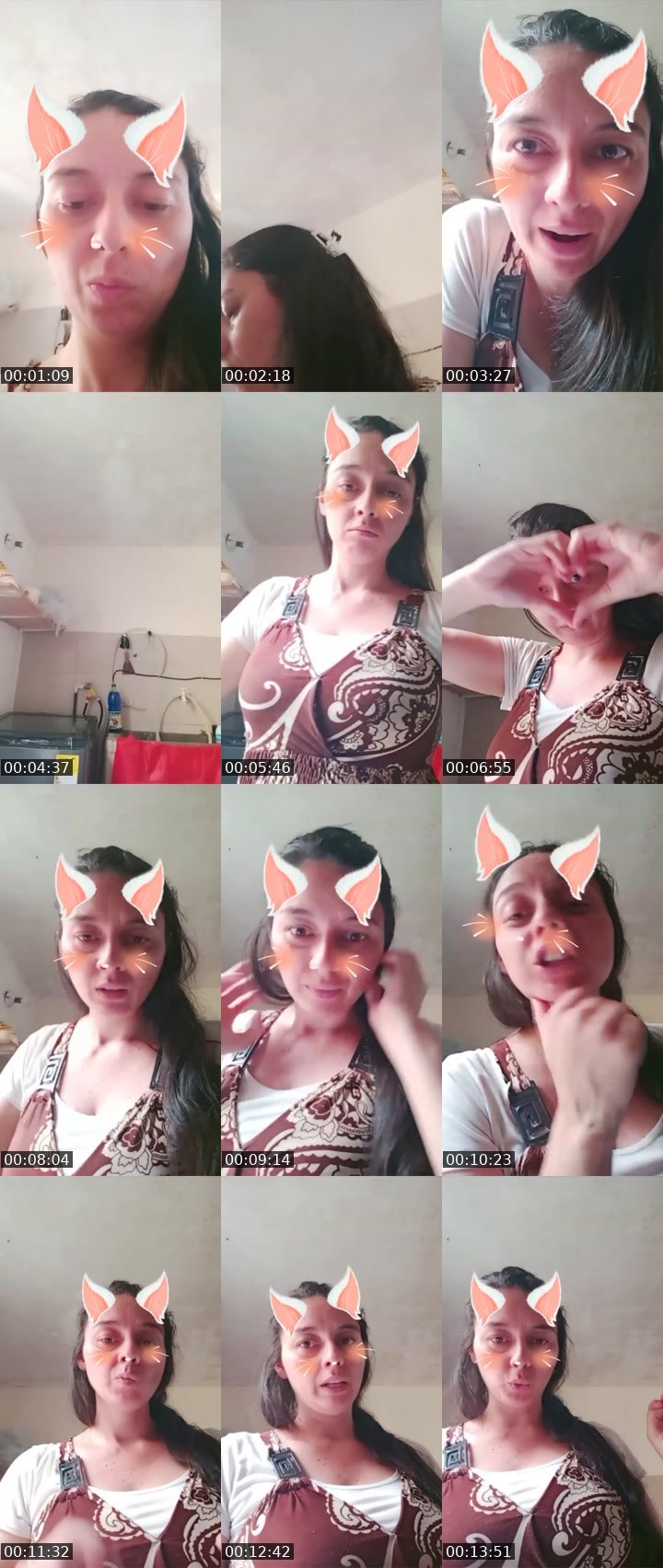 Contact-sheet preview of Michy95's Liveme recording