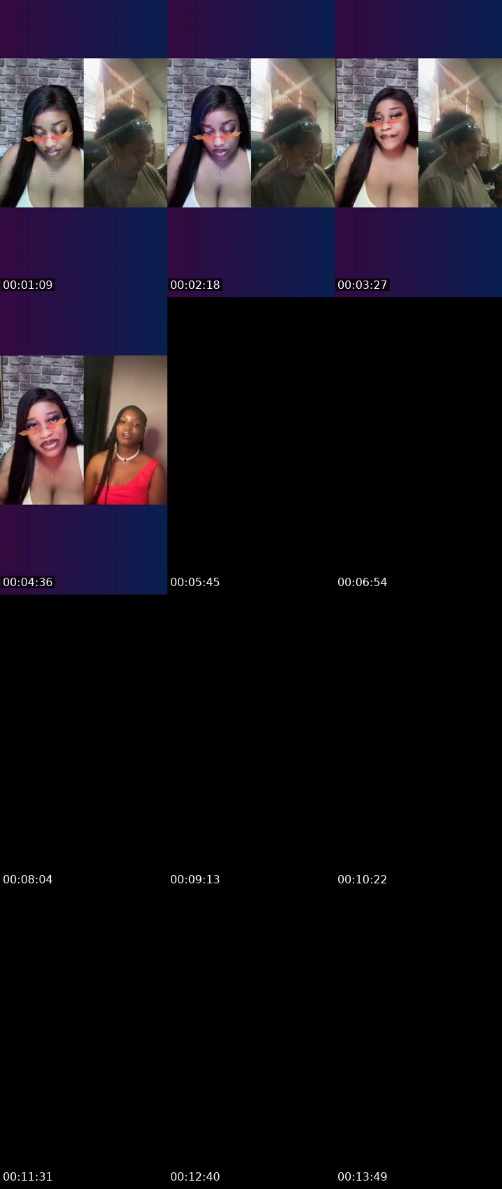 Contact-sheet preview of PʀᴏᴍᴢY🎀's Liveme recording