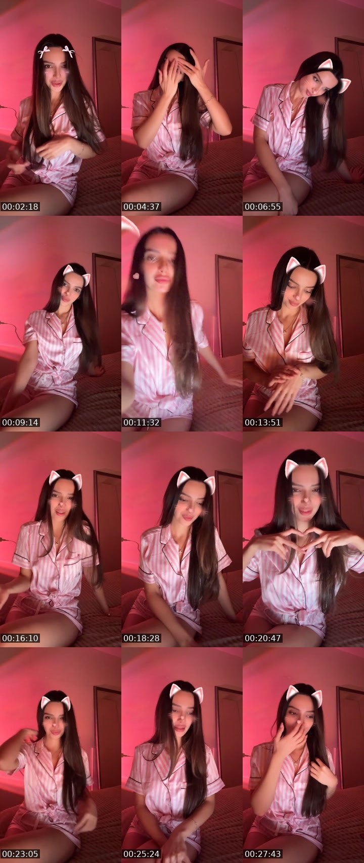 Contact-sheet preview of Jasmine💘's Liveme recording