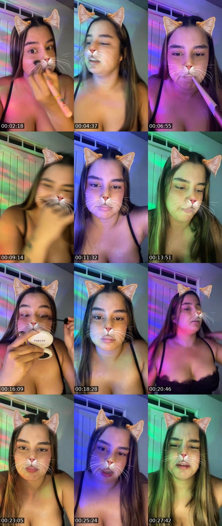 Contact-sheet preview of ☁️RAYϟTO🧸🥑's Liveme recording