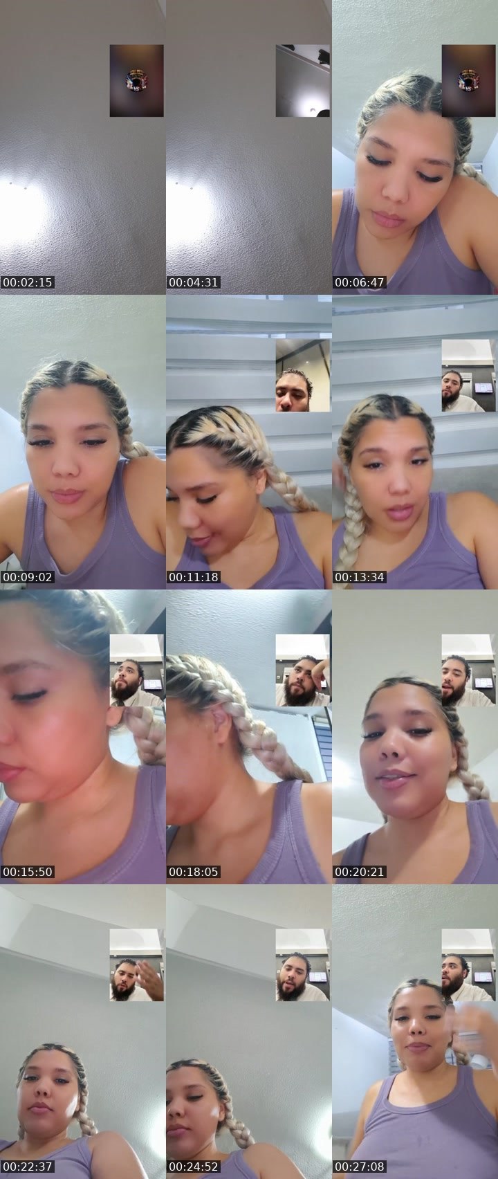 Contact-sheet preview of 👑⃤Queenlinda💎's Liveme recording