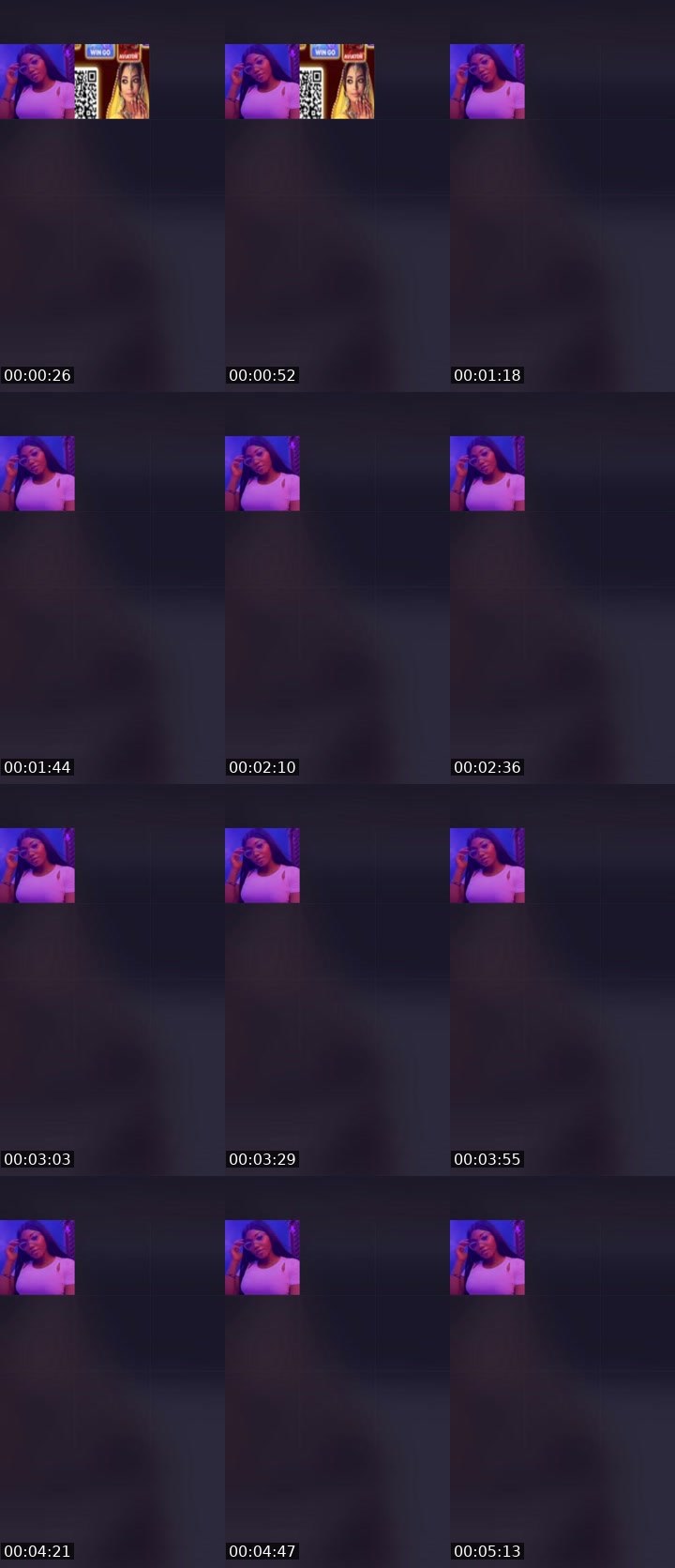 Contact-sheet preview of ✯💸😈Daniella☞💓's Liveme recording