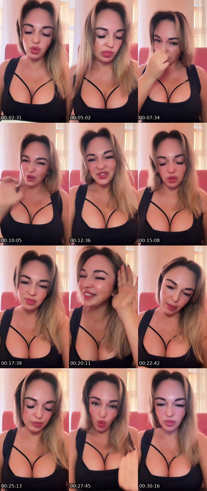 Contact-sheet preview of 𝙑𝙞𝙠𝙪𝙨𝙞𝙠💚's Liveme recording