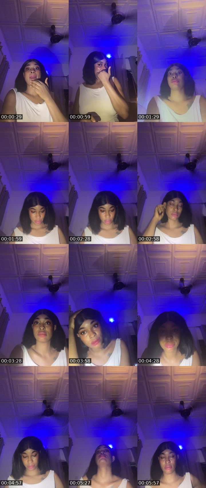 Contact-sheet preview of 🏦🌹NellyBae🌺🦍's Liveme recording